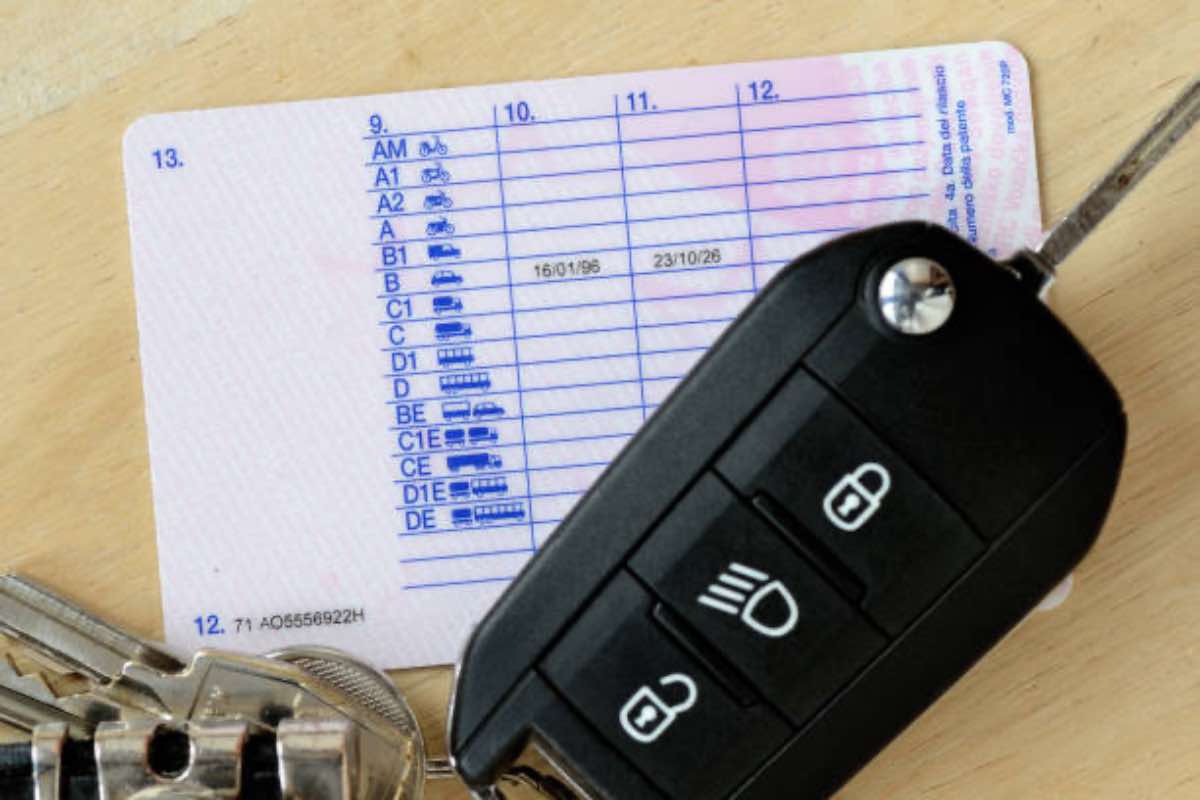 Auto guidare patente