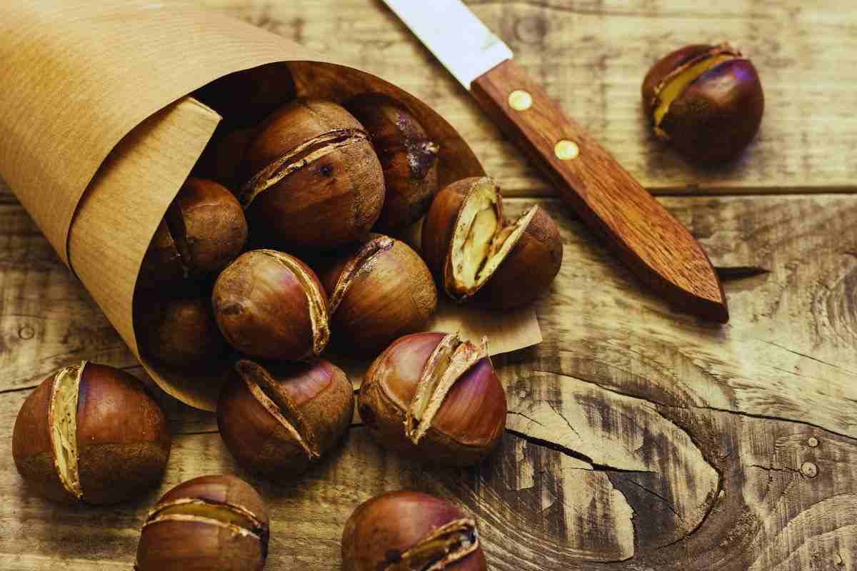 come fare le castagne al forno