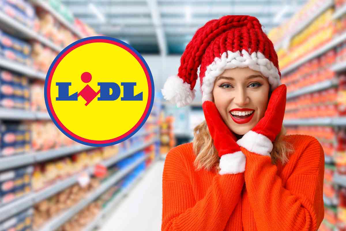 supermercato logo lidl donna natale