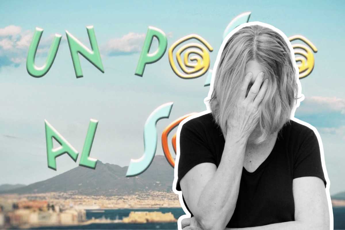 un posto al sole logo donna disperata