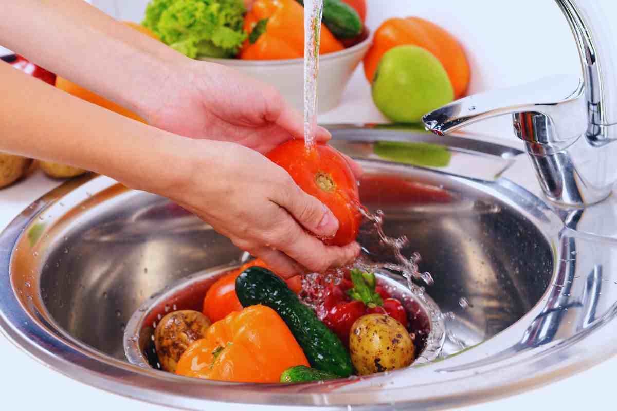 come lavare frutta e verdura